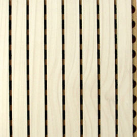 الزخرفية قاعة خشبية مخدد لوحة الصوتية مع سطح الميلامين