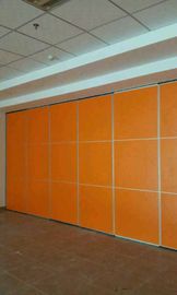 الجدران الخشبية المحمولة المنقولة التقسيم / للطي غرفة المقسم مع المسار الألومنيوم