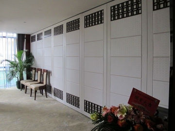 MDF + مواد الألومنيوم غرفة الاجتماعات / أقسام قابلة للطي الجدران التجارية