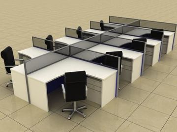 أقسام أثاث المكاتب بسيطة ، أثاث غرفة الاجتماعات محطة الكمبيوتر