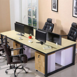 التصميم الداخلي Office Workstation Partition Veneer Finish Standard Size