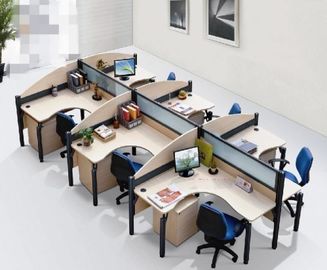 الدائمة الحرة 8 مقاعد مكتب محطة وحدات مرنة للموظفين ISO9001