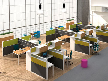 الدائمة الحرة 8 مقاعد مكتب محطة وحدات مرنة للموظفين ISO9001