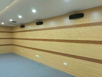 التصميم الداخلي مواد الديكور لوحة خشبية مخدد الصوت لقاعة الوظيفة