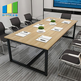 مجموعة أثاث المكاتب الحديثة MFC Board الميلامين صفح طاولة غرفة الاجتماع