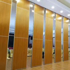 الألومنيوم الداخلية انزلاق قابلة للطي 65MM الجدران التقسيم المنقولة لغرفة الاجتماعات