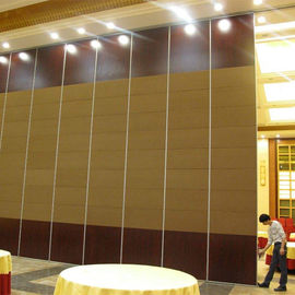 الألومنيوم الداخلية انزلاق قابلة للطي 65MM الجدران التقسيم المنقولة لغرفة الاجتماعات