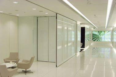الجدران الداخلية والخارجية انزلاق قابلة للطي زجاج التقسيم لمكتب / مصنع