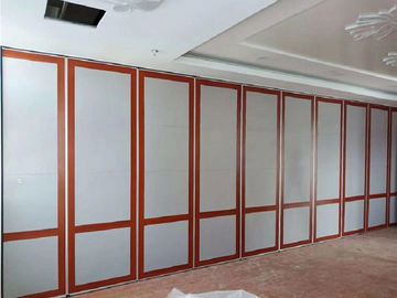 غرفة الاجتماعات انزلاق جدار التقسيم مع الإطار الألومنيوم / غرفة المقسم الصوتية