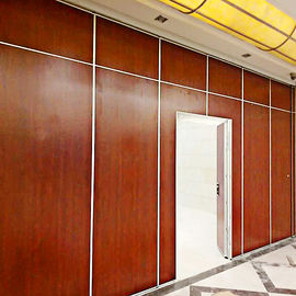 65mm Classroom Convention Hpl الفولاذ المقاوم للصدأ خشبي متحرك قابل للطي جدار التقسيم القابل للتشغيل للهند