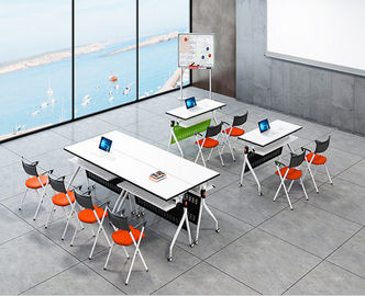 طاولة خشبية قابلة للطي المتداول غرفة الاجتماعات / أثاث المكاتب المدرسية