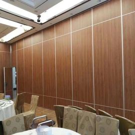 فندق الجدار المنقولة خشبية معلقة قابلة للطي ولائم قاعة قاعة الجدران الصوتية تايلاند