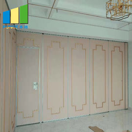 جدران التقسيم المنقولة OEM للألواح الخشبية العازلة للصوت / أبواب منزلقة عازلة للصوت