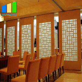 ديكور غرفة المقسمات الصوتية قابلة للطي التقسيم جدار تقسيم للمطعم