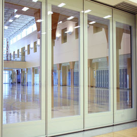 زجاج مقسم شاشة الجدران المنقولة التقسيم لغرفة متعددة الوظائف