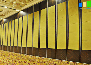 قماش أو أسطح تغطية جلدية انزلاق جدران التقسيم غرفة المقسم للفندق