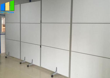 مطعم منخفض الجدار قابل للطي جدار مع عجلات مقسم مكتب الميلامين مع عجلات MDF
