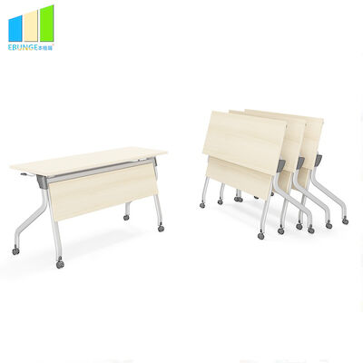 أثاث مدرسي من Ebunge طاولات مكتب قابلة للتكديس خشبية قابلة للطي