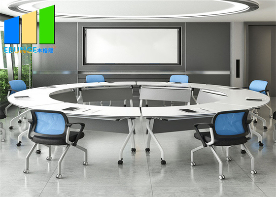 طاولات غرفة اجتماعات قابلة للطي قابلة للتعديل ، طاولات تدريب مكتبية