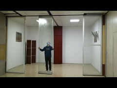 جدار فاصل زجاجي منزلق