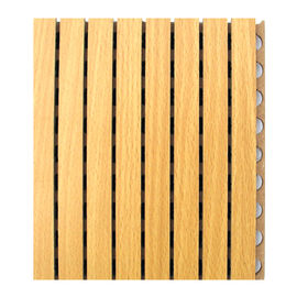 الداخلية الجدار الكسوة خشبية مخدد لوحة الصوتية خشبية امتصاص الصوت لوحة الحائط