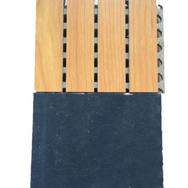 الصوت المواد العازلة خشبية مخدد لوحة الصوتية الخشب جدار تلبيسة