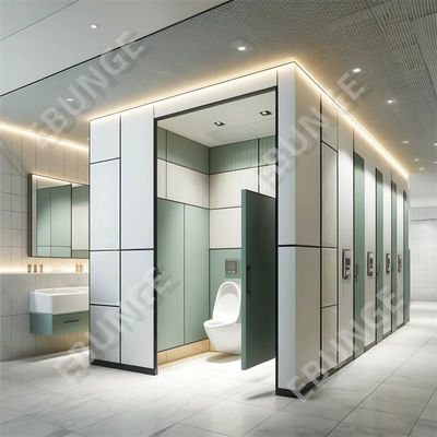 مقاومة الصدمات العالية الحواجز الحمام العام الحديثة للمناطق عالية حركة المرور