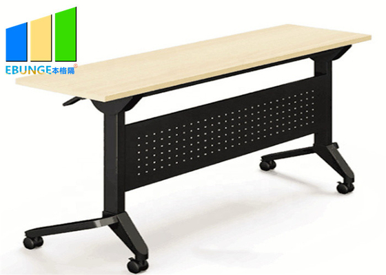 مكتب مكتب حديث بسيط خشبي قابل للطي طاولة اجتماعات طاولة مفاوضات الموظفين