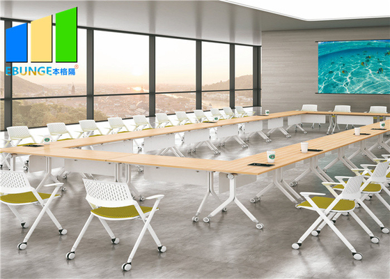 طاولات اجتماعات قابلة للتكديس في غرفة الاجتماعات ومكاتب التدريب المنقولة